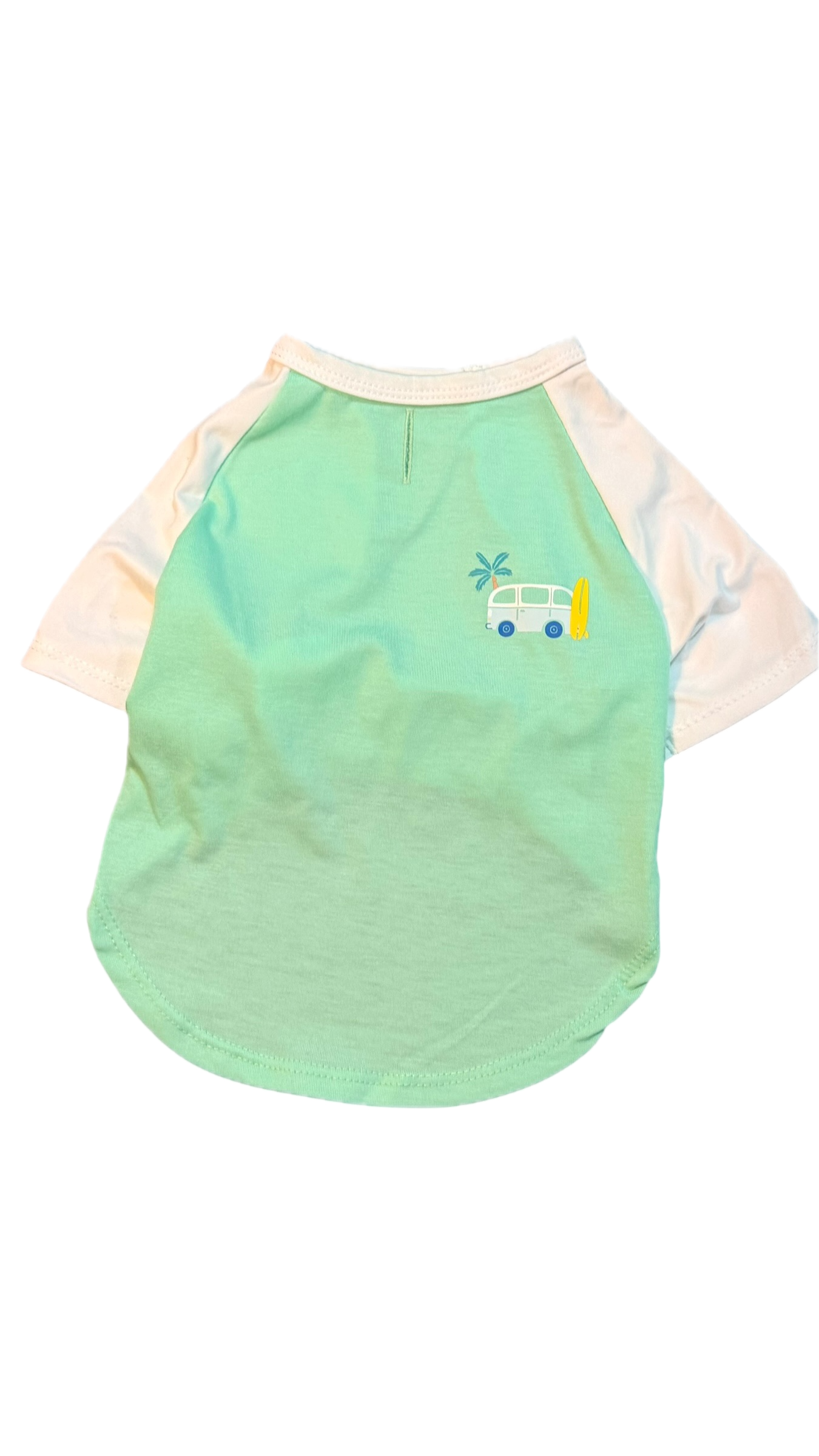 Playera verde con combi Kensington