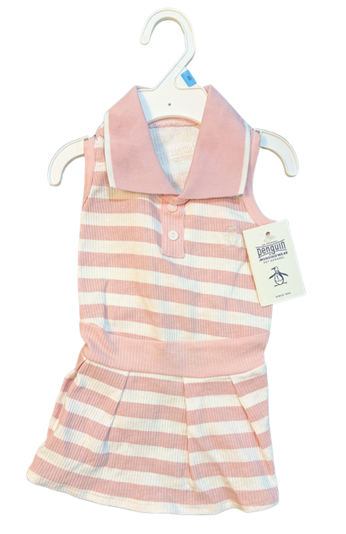 Vestido Rosa Tennis Rayas Penguin Little Paws