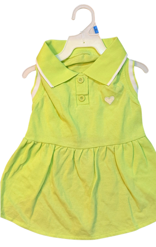 Vestido Verde Tennis Little Paws