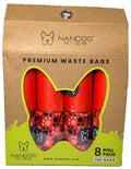 Bolsas Nandog 160 pzs — Rojo intenso con carita frenchie
