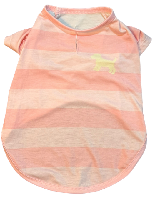 Playera rayada rosa Little Me M