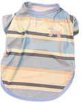Playera Rayada Azul Pet Little Me