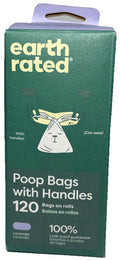 Bolsas Earth Rated 120 pzs — Lavanda con asas para cerrar sin fugas