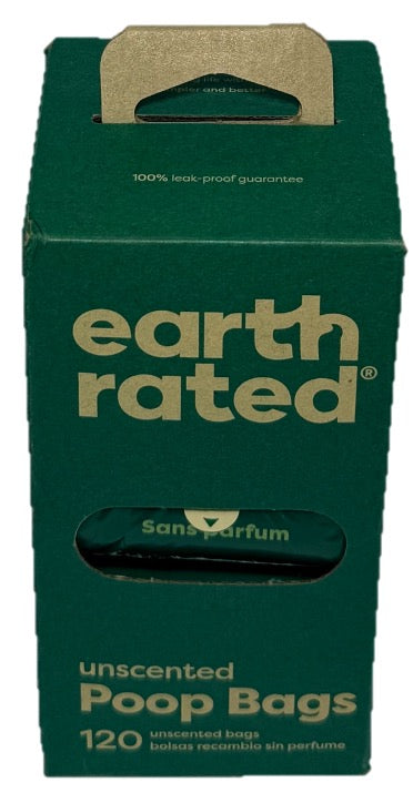Bolsas Earth Rated 120 pzs — Sin aroma, resistencia confiable