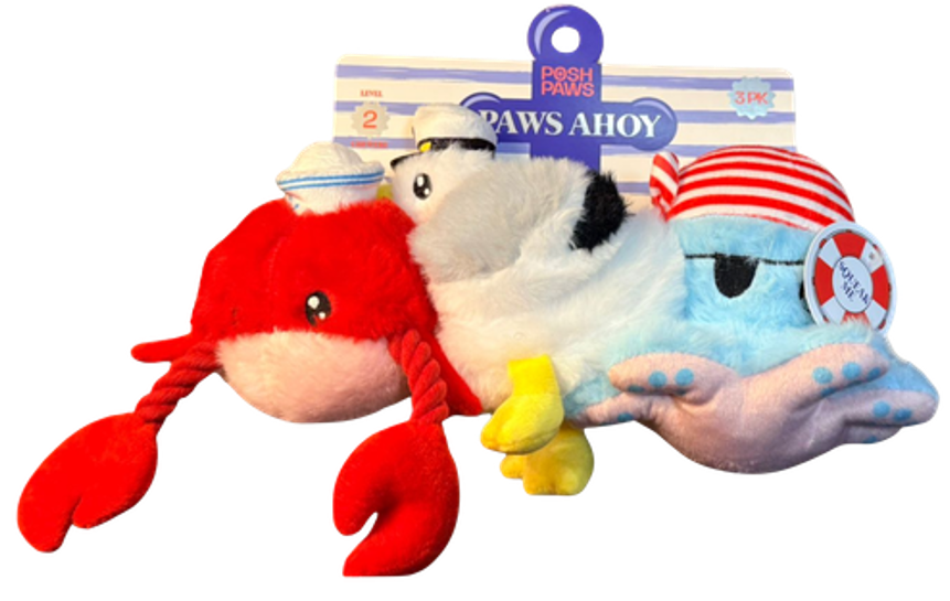 3 pack de mar Paws Ahoy