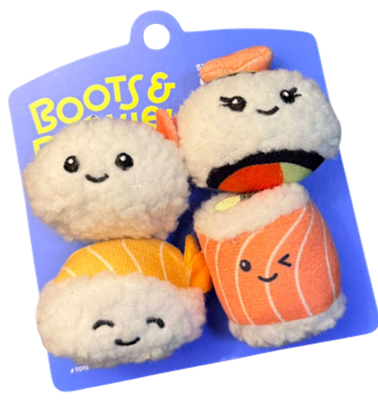 4 pack de sushi Boots & Barkley