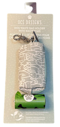 Dispensador y bolsas para desechos Verde olivo OCS Designs