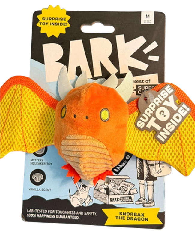 Peluche con sorpresa adentro Murcielago Naranja Mediano BARK