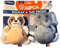 Set Peluches 2 pack elefente y perezoso ASPCA