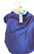 Playera con Botones Azul Marino