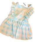Vestido Cuadros Turquesa Little Me