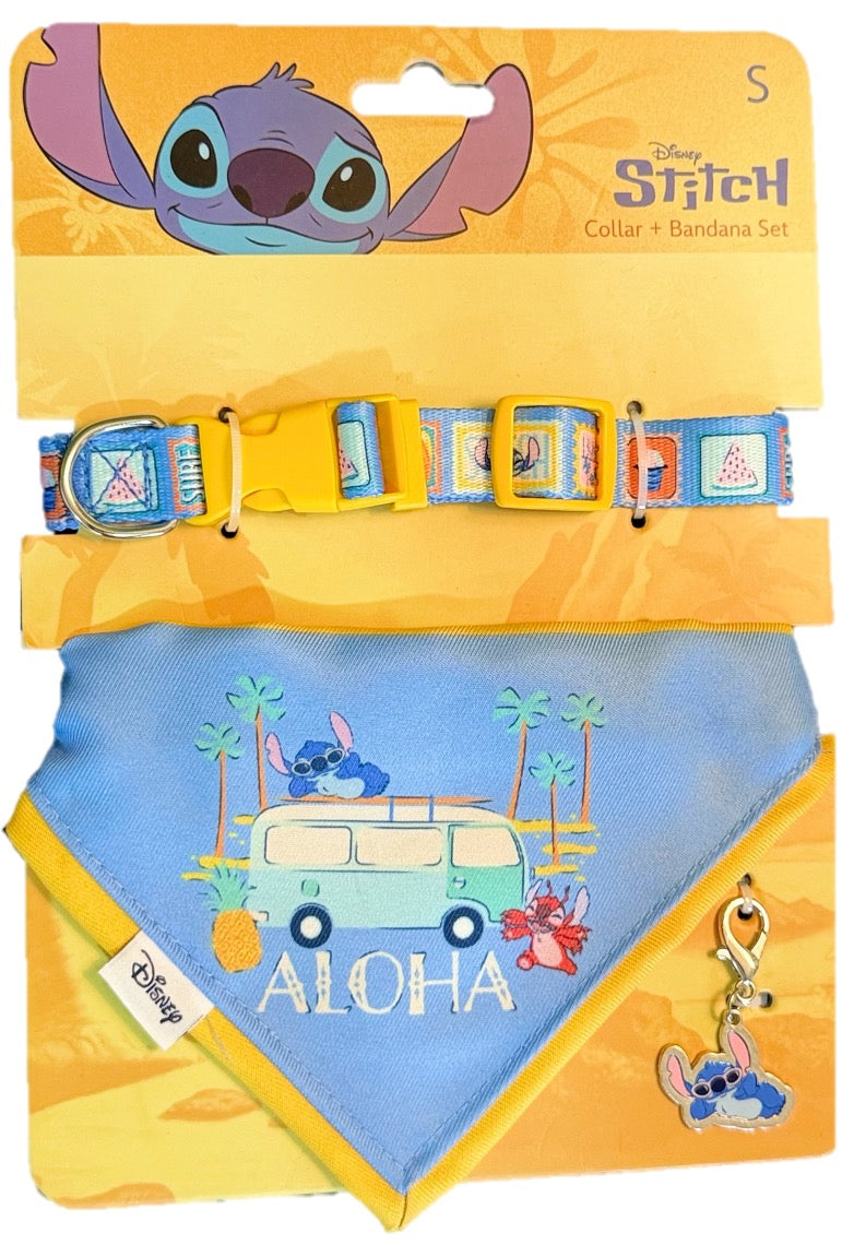 Walker Set Pañoleta Collar y Charm Stitch Disney