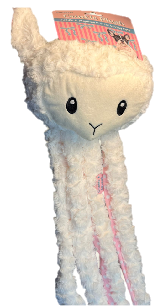 Peluche Borrego Crinkle Plush Blanco MPG Brands
