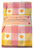 2 Pack Toalla de Baño Cuadros Patrón Rosa Purely Baxter