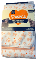 2 Pack Toalla de Baño Cuadros Patrón Rosa ASPCA