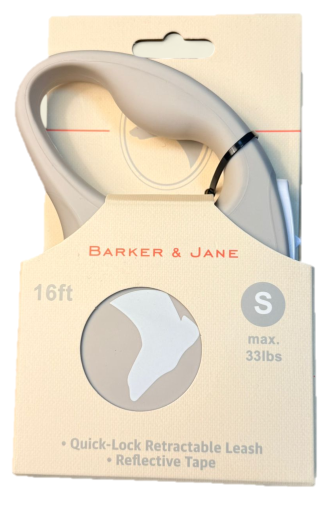 Correa Retráctil Beige Barker & Jane