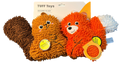 Peluche doble: ardilla y zorro TUFF Toys