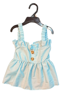 Vestido Azul con botones Little Me